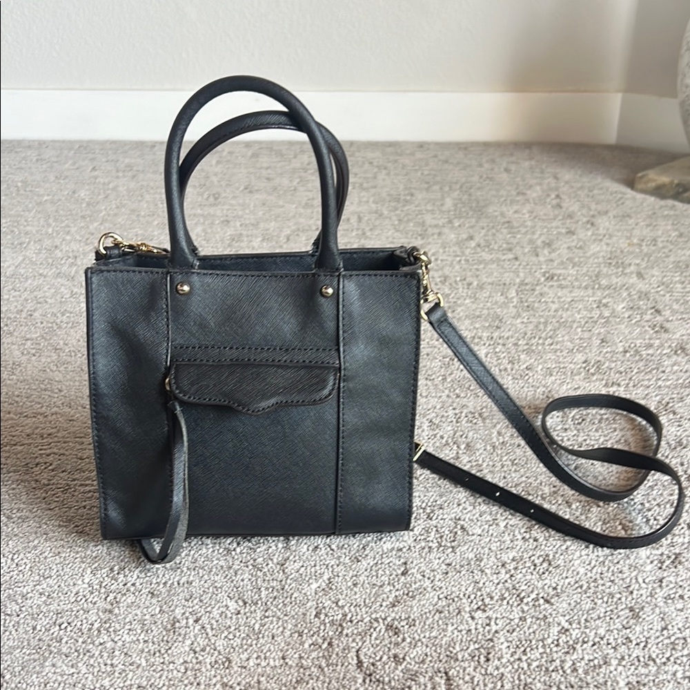 Rebecca Minoff - Mini Black Tote Purse